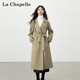 拉夏貝爾（La Chapelle）羊毛呢大衣女2024秋冬季新款寬松時(shí)尚百搭呢子毛呢外套女 茶駝色 M 【建議120-140斤】