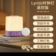 LYRIDZLyridz里睿智能遠程遙控無(wú)線(xiàn)開(kāi)關(guān)充電時(shí)鐘嬰兒喂奶拍拍床頭小夜燈 夢(mèng)幻紫-遙控款