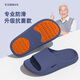 DFBK日本工藝?yán)先朔阑浪ね闲夏耆嗽∈蚁丛鑼Ｓ檬覂?nèi)家居衛(wèi)生間防臭 深藍(lán)【老人專用防滑耐磨】eva輕 40-41 【適合39-40碼的腳】