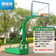 博森特（BOSENTE） 籃球架戶外成人標(biāo)準(zhǔn)可移動(dòng)式家用學(xué)校室外籃球架子籃球框架 標(biāo)準(zhǔn)平箱籃架
