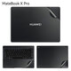 咔咔魚華為Matebook X Pro 2025貼紙24/23款貼膜14.2英寸筆記本電腦炫彩保護膜 黑色啞光 ACD面