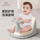 英氏（YEEHOO）新生兒童浴盆防滑浴凳嬰兒坐椅可坐托躺托架寶寶洗澡神器座椅 【高級灰】