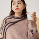 朵朵·可可秋冬季新款貂絨機織衫女長(cháng)袖套頭家居服睡衣套裝 卡其 M (160)