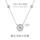 VANNISA 三秒心動(dòng)項(xiàng)鏈女925銀跳動(dòng)的心鎖骨鏈甜美莫比烏斯環(huán)系列吊墜送女朋友老婆生日紀(jì)念日禮物 【白色】三秒心動(dòng)·項(xiàng)鏈