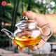 高斯Glass耐熱玻璃茶具茶壺 單人壺 190ml