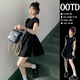 GARNUO黑色連衣裙子女2025新款夏季法式茶歇小個子高級感赫本風(fēng)收腰短裙 黑色 M【101-110斤】