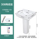 萊菲特（lfte）陶瓷立柱洗臉盆簡(jiǎn)約洗手池家用小衛生間洗手池陽(yáng)臺洗面池立柱盆 08柱盆帶下水 送貨上門(mén)