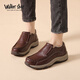 Walker Shop奧卡索女鞋四季健步鞋女士休閑鞋女厚底媽媽鞋子女V133703棕色 37