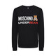 莫斯奇諾（moschino）女士小熊印花logo寬松套頭休閑衛(wèi)衣Z A1710 9004 黑色