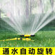 君吻360度旋轉(zhuǎn)噴水噴頭菜園自動(dòng)澆水灑水器園林綠化噴淋頭屋頂噴水器 獨(dú)立版：噴淋器 +(1個(gè)：4分通水接頭)