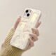 鑒百伊 溫柔風鏤空狗狗適用iphone15手機殼蘋果16promax全包防摔13/12硬殼可愛少女心 粉色郁金香狗狗 iPhone 15