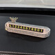 汽車臨時(shí)停車號(hào)碼牌鑲鉆小熊車內(nèi)飾品數(shù)字?jǐn)[件車載挪車電話牌女生 皇冠鑲鉆停車牌-白色