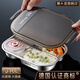 膳大皇（SHDO）德國316不銹鋼分格餐盤兒童成人飯盒學(xué)生食堂分餐盤帶蓋碗盤餐具 抗菌316L四格【帶密封蓋】無碗