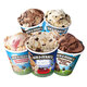 BEN & JERRY'S巧克力布朗尼冰淇淋465mL進(jìn)口香草焦糖桶裝雪糕 本杰瑞網(wǎng)飛聯(lián)名花生醬冰淇淋1杯