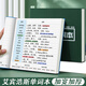 法拉蒙 艾賓浩斯英語(yǔ)單詞本筆插款遺忘曲線(xiàn)記憶四六級單詞積累初中高中大學(xué)生 考研筆記本子 藍色（送筆）