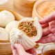 東園東園正宗揚州包子鮮肉包三丁冷凍即食千層油糕燒麥早餐半成品紙皮 【超值】鮮肉包4袋共24個