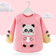 悅親予兒童罩衣寶寶反穿衣防燈芯絨衫護衣男女童秋冬季長(cháng)袖防臟 立體口袋熊粉 15[建議1-2歲]