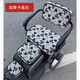 賽馳諾愛(ài)瑪雅迪小鳥(niǎo)艾美達(dá)金彭萬(wàn)仕達(dá)新日大安三連坐電動(dòng)三輪車(chē)座套坐墊 加厚卡通灰