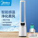 美的無(wú)葉風(fēng)扇電風(fēng)扇家用智能互聯(lián)變頻落地塔扇遙控感溫電扇風(fēng)扇 凈離子凈化/風(fēng)隨溫變AMS150E-PB