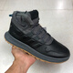 阿迪達斯 （adidas）男鞋女鞋冬季加絨保暖高幫運動(dòng)鞋防滑耐磨緩震跑步鞋休閑鞋EE9706黑色/FUSION鎖溫科技42.5