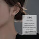 締晶999足銀十二星座耳釘女養(yǎng)耳洞耳環(huán)2024年新款小眾設(shè)計(jì)感高級耳飾 999足銀【天蝎座】耳釘