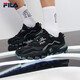 FILA 斐樂(lè )官方掠奪者跑步鞋春夏撞色男款休閑運動(dòng)鞋 黑/中灰-BM 42
