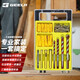 捷立（GeeLii）霸王鉆 木板玻璃瓷磚打孔鉆頭開(kāi)孔器塑料膨脹管螺絲釘套裝58131