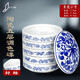 大號(hào)白色陶瓷調(diào)色盤手繪青花國(guó)畫五層調(diào)色碟文房四寶套裝多功能水粉水彩畫顏料書法繪畫 封釉小號(hào)青花陶瓷五層調(diào)色碟