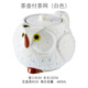 可可屋日本原裝進口美濃燒粗陶個性創(chuàng)意可愛卡通貓頭鷹茶具茶壺杯茶器 FKR-3 茶壺付茶網(wǎng) 白色 480ml