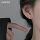 LnieerS999足銀愛心耳釘女款小眾設(shè)計感輕奢氣質(zhì)耳環(huán)2025年新款百搭耳飾 愛心耳釘【S999足銀】