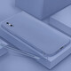 倍思力 適用蘋(píng)果X手機殼iphone xs男女款防摔保護套全包磨砂卡通可愛(ài)軟殼 薰衣草灰-純色+手繩 iPhoneX/XS通用
