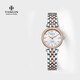 天珺（TANGIN） 瑞士天珺(tangin)手表女吉賽爾系列女士手表時(shí)尚小巧鑲鉆女表1055 【間玫-貝母面】石英女表-T1055NHSFBA