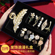締晶麥穗發(fā)卡頭飾女高端2025款高級(jí)感發(fā)夾鯊魚(yú)夾盤頭發(fā)抓夾生日禮物女