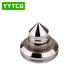 YYTCG 純銅鍍金音響避震腳釘 發(fā)燒音箱音響機(jī)架音箱腳釘 功放CD機(jī)腳釘 減震腳墊 高度可調(diào) 銀色一套（腳釘+腳墊+3mm膠）