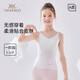 英氏女童文胸莫代爾抑菌網(wǎng)眼少女內(nèi)衣發(fā)育期吊帶兒童背心白色 150