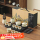 茶藝貴族優(yōu)品福藝汝窯13頭配觀山茶盤禮盒裝功夫茶具套餐陶瓷家用送禮