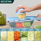 拜杰切絲器切菜神器切菜器擦絲器帶盒刨絲器手動(dòng)土豆切絲神器切片器