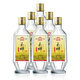 玉蟬大曲80版 濃香型白酒純糧固態(tài)發(fā)酵光瓶酒 39度 500mL 6瓶