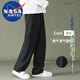 NASA MARVEL官方聯(lián)名休閑褲男束腳褲男士運動服春秋季潮流透氣有型不起球?qū)捤?A337-2028QK黑色 2XL (135斤-150斤)