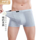 小護士內(nèi)褲男棉質(zhì)中腰平角褲男士四角短褲頭父親節(jié)禮物MAN009麻灰L