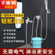 易澤家宿舍洗澡神器戶(hù)外電動(dòng)熱水簡(jiǎn)易移動(dòng)家用洗澡機自吸式淋浴器成人便 自吸高配版