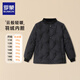 羅蒙兒童羽絨服內(nèi)膽男童秋冬季加厚防風(fēng)保暖輕薄校園服飾內(nèi)穿大童女童 黑色【羽絨上衣】 150