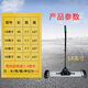 吸鐵車手推式吸鐵器吸鐵石工廠車間鐵屑清理工具除鐵器強(qiáng)磁拾鐵器 18英寸單手柄