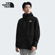 The North Face北面沖鋒衣男戶外保暖抓絨內(nèi)膽三合一沖鋒外套89YX 黑色/JK3 L
