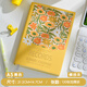 A5油畫(huà)筆記本本子高顏值空白本博物館印章打卡旅行蓋章收集手帳本集章冊插畫(huà)本美術(shù)復古手賬加厚款日記本 檸檬黃-A5-橫線(xiàn)本