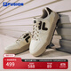 FILA FUSION斐樂(lè )潮牌BANK DX男鞋場(chǎng)下滑板鞋冬時(shí)尚厚底鞋 古白色/奶白-AG 42