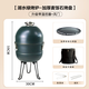 西盒太空艙便攜式戶(hù)外燒烤爐燒烤架?chē)鸂t煮茶家用野餐烤肉烤紅薯燜烤爐 湖水綠烤爐