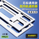 騰韻雙層加厚車牌邊框鋁合金牌照框架專用小車號(hào)牌保護(hù)框汽車車牌架子 太空銀【無(wú)標(biāo)通用款+雙層加厚】