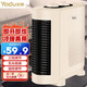 亞都取暖器暖風(fēng)機(jī)電暖器辦公室臥室取暖電器家用電暖氣速熱恒溫電暖風(fēng)便攜式立臥兩用熱風(fēng)機(jī) 【立臥兩用秒熱】雙旋鈕米色YD-QNN0713