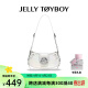 JellyToyboy包包女包JTB月球包2024年春季无性别主义高级感小众520情人节礼物 白色